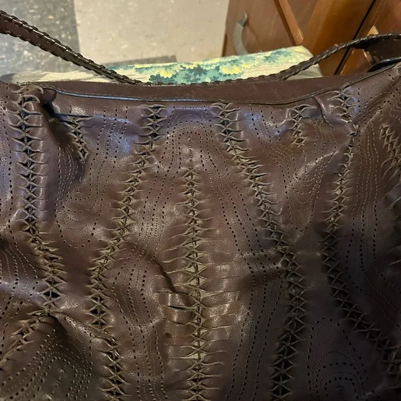 Theory dark brown leather bag - Picture 5 of 5